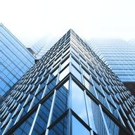 Glass office tower